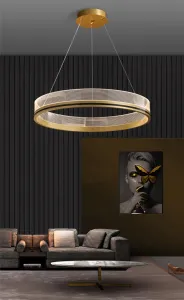 TooLight Závesná lampa La Belle XXVII zlatá