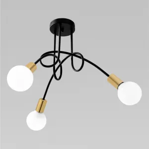 TooLight Závesný luster PARADISE 60 cm čierny