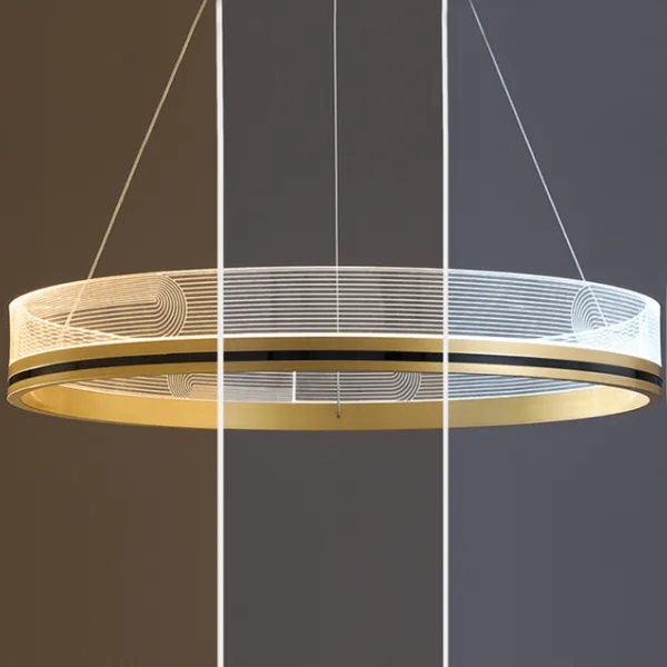TooLight Závesná lampa La Belle XXVII zlatá