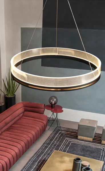 TooLight Závesná lampa La Belle XXVII zlatá