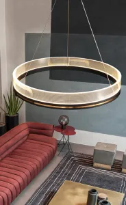 TooLight Závesná lampa La Belle XXVII zlatá