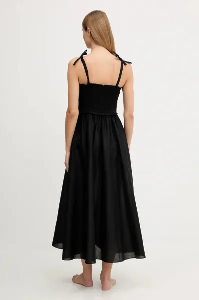 Plážové Oblečenie Karl Lagerfeld Karl Dna Signature Ankle Dress Black