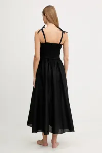 Plážové Oblečenie Karl Lagerfeld Karl Dna Signature Ankle Dress Black