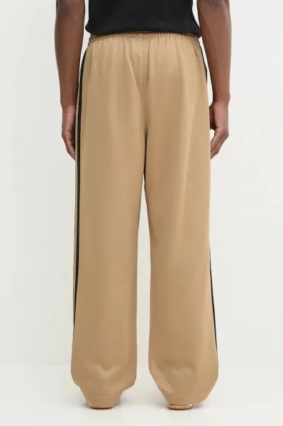 Tepláky adidas Originals Baggy TP hnedá farba, s nášivkou, JY1419