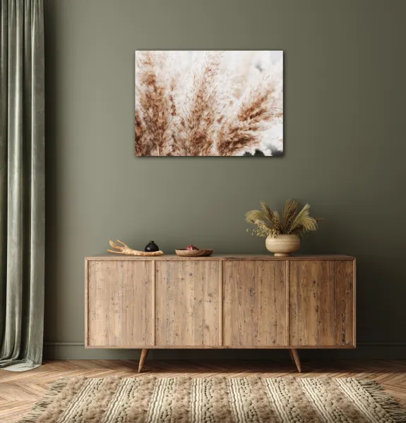 Impresi Obraz Suchá tráva škandinávsky štýl - 70 x 50 cm