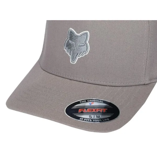 Fox HEAD FLEXFIT HAT Pánska šiltovka, sivá, veľkosť