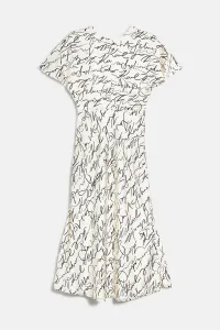 Šaty Karl Lagerfeld Satin Dress Scribble Aop
