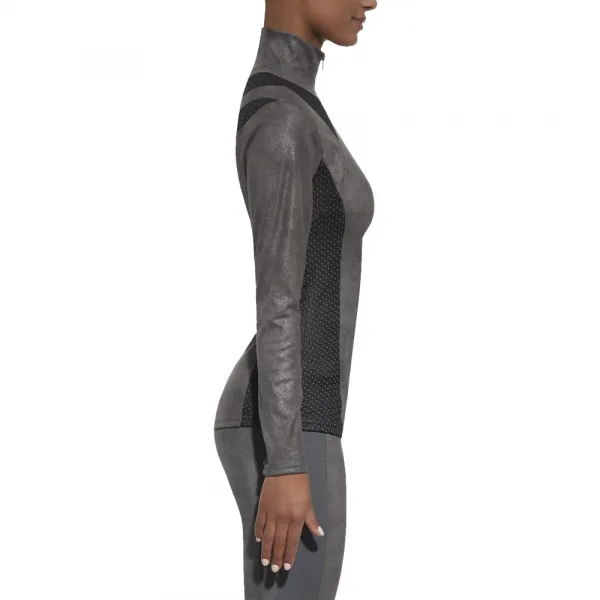 Bas Black Flint Blouse grafit-šedá - XL