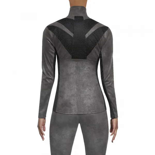Bas Black Flint Blouse grafit-šedá - XL
