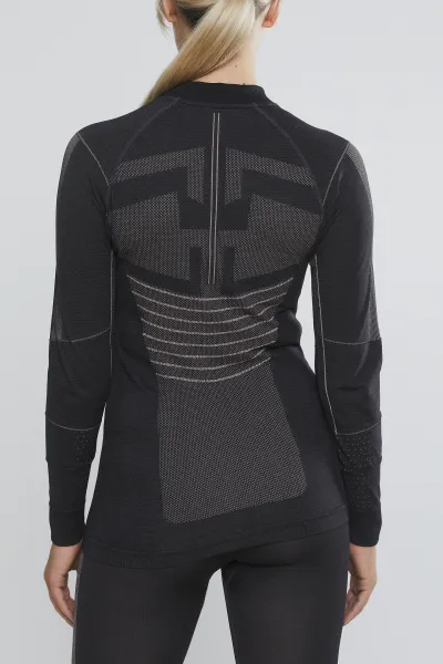 Craft Active Intensity CN LS tmavo modrá s ružovou - XS