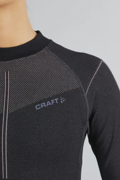 Craft Active Intensity CN LS tmavo modrá s ružovou - XS