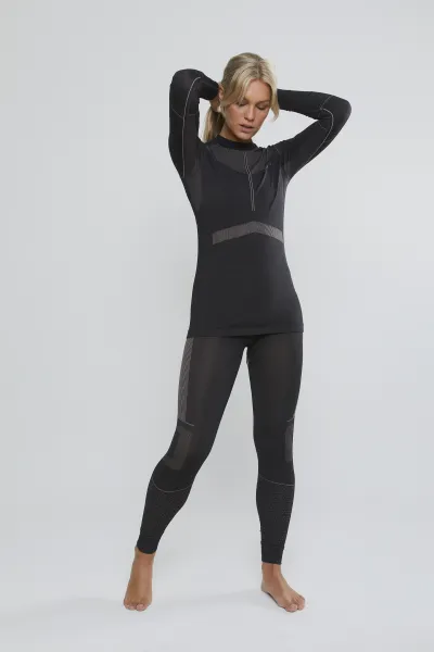 Craft Active Intensity CN LS tmavo modrá s ružovou - XS