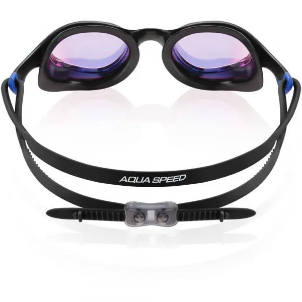 Aqua Speed Vortex Mirror White/Blue/Rainbow Mirror