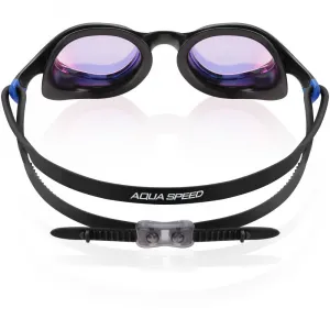 Aqua Speed Vortex Mirror White/Blue/Rainbow Mirror