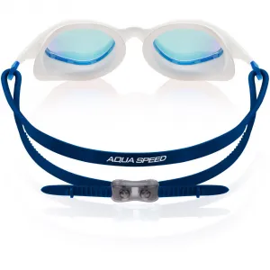 Aqua Speed Vortex Mirror White/Blue/Rainbow Mirror