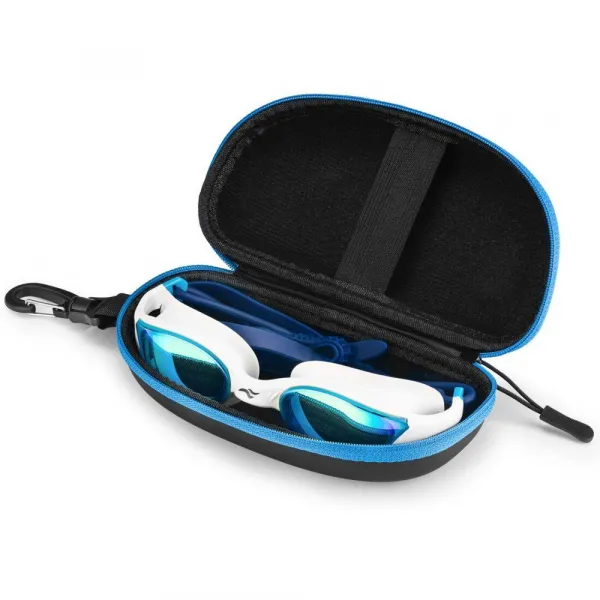 Aqua Speed Vortex Mirror White/Blue/Rainbow Mirror
