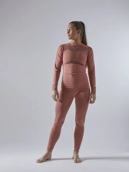 Craft Active Intensity CN LS tmavo modrá s ružovou - XS