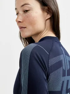 Craft Active Intensity CN LS tmavo modrá s ružovou - XS