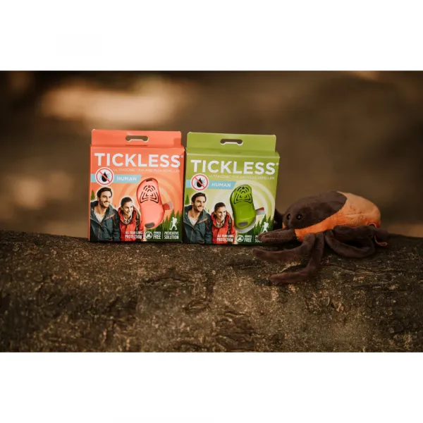 TICKLESS® HUMAN Ultrazvukový odpudzovač kliešťov a bĺch pre ľudí, oranžová