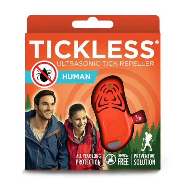 TICKLESS® HUMAN Ultrazvukový odpuzovač kliešťov abĺch pre ľudí, zelená