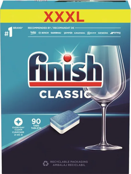 FINISH Classic Regular - Tablety Do Umývačky Riadu 90 Ks