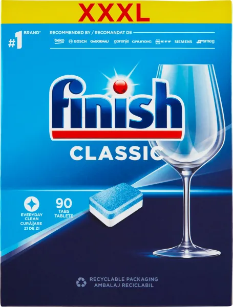 FINISH Classic Regular - Tablety Do Umývačky Riadu 90 Ks