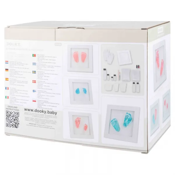 Dooky crystal Memories DeLuxe 3D Frame Handprint & Footprint