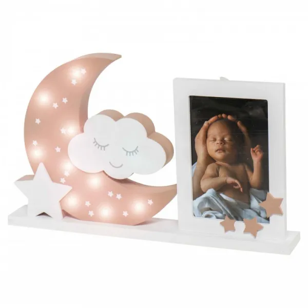 Dooky Luxury Memory Box Triple Frame Printset dekoratívny rámček s LED podsvietením Brown 1 ks
