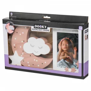 Dooky Luxury Memory Box Triple Frame Printset dekoratívny rámček s LED podsvietením Brown 1 ks
