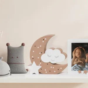 Dooky Luxury Memory Box Triple Frame Printset dekoratívny rámček s LED podsvietením Brown 1 ks