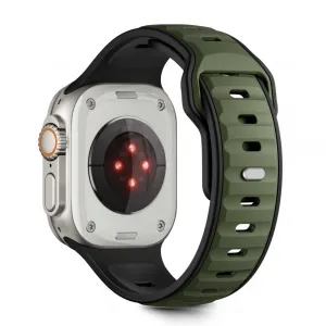 Tech-Protect Iconband Line remienok na Apple Watch 44/45/46/49mm, black/green