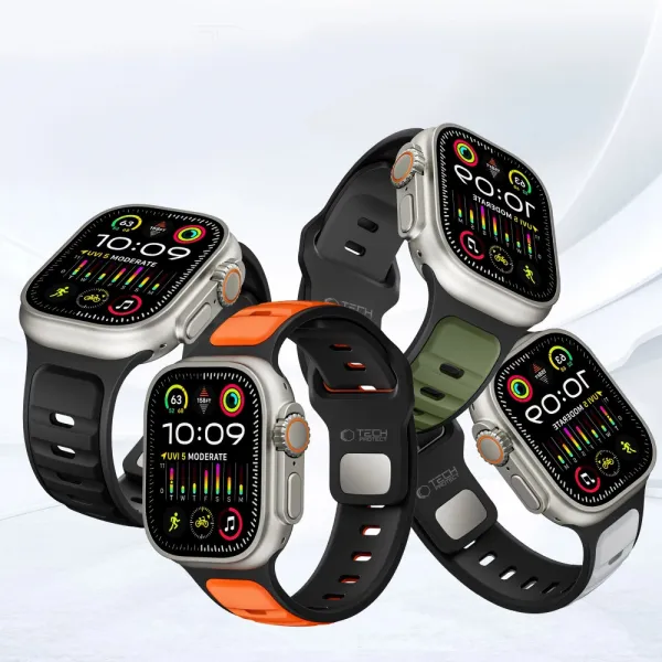 Tech-Protect Iconband Line remienok na Apple Watch 44/45/46/49mm, black