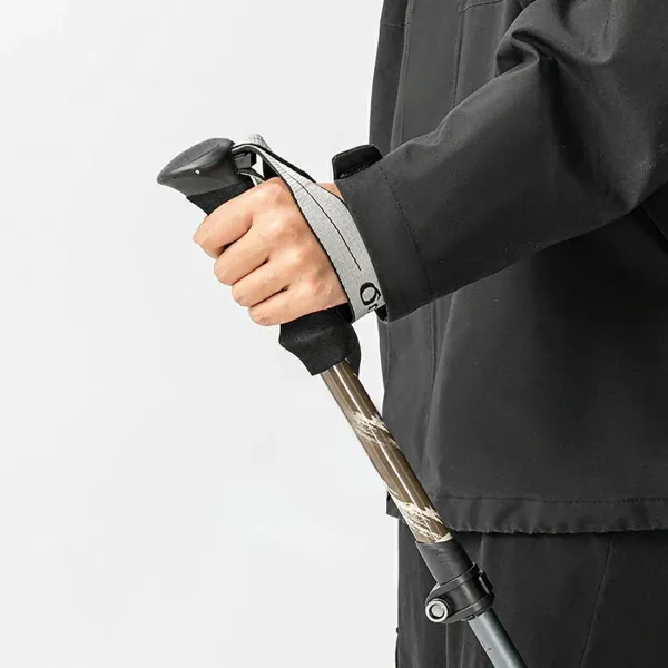 Qunature Nordic Walking trekingové palice 110 - 130 cm, hnedé