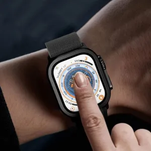 Tech-Protect Glass Ring 2x ochranné sklo na Apple Watch Ultra 1 / 2 / 3 49mm, titanium