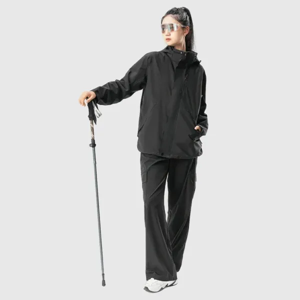 Qunature Nordic Walking trekingové palice 110 - 130 cm, hnedé