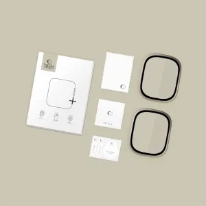 Tech-Protect Glass Ring 2x ochranné sklo na Apple Watch Ultra 1 / 2 / 3 49mm, titanium