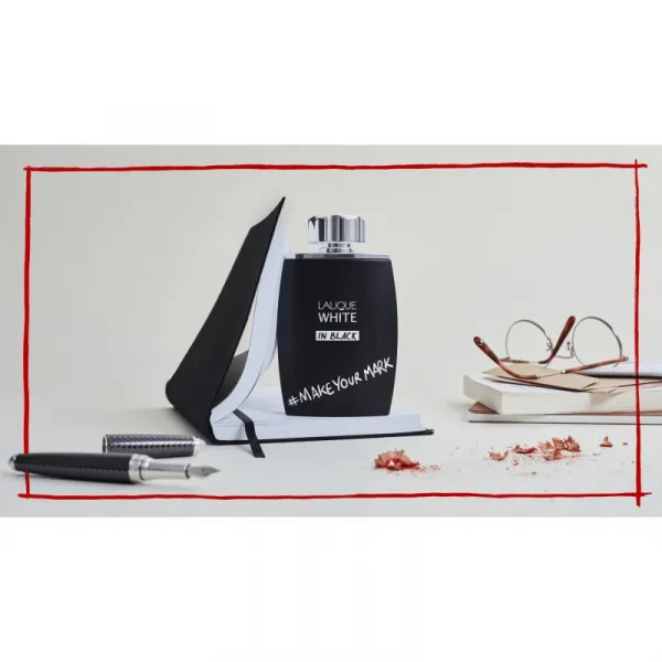 Lalique White in Black parfumovaná voda pre mužov 125 ml