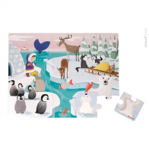 Puzzle dotykové Život na ľade - s textúrou 20 dielov