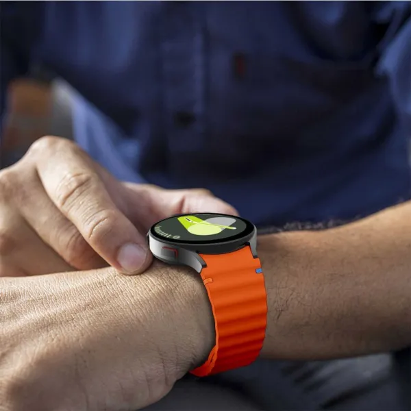 Tech-Protect Silicone Sport remienok na Samsung Galaxy Watch 4 / 5 / 5 Pro / 6 / 7 / FE, orange