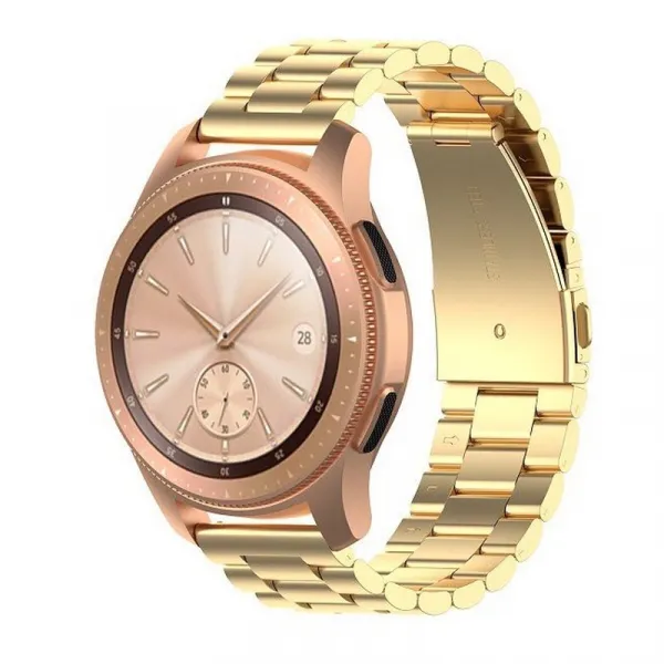 BStrap Stainless Steel remienok na Huawei Watch GT/GT2 46mm, gold (SHU003C03)