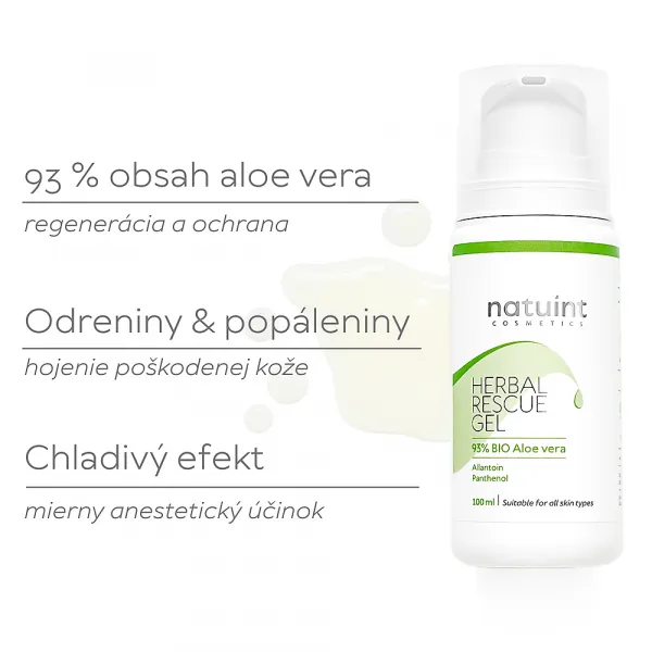 Natuint cosmetics - Gél aloe vera s bylinkami