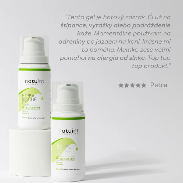 Natuint cosmetics - Gél aloe vera s bylinkami