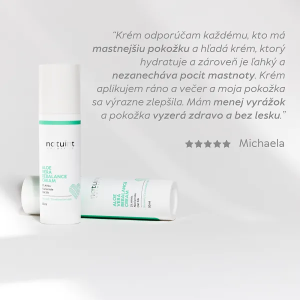 Natuint cosmetics - Pleťový krém s aloe vera a hodvábom