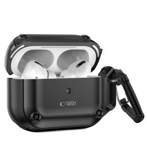 Tech-Protect Rough puzdro na Apple Airpods Pro 1 / 2, čierne