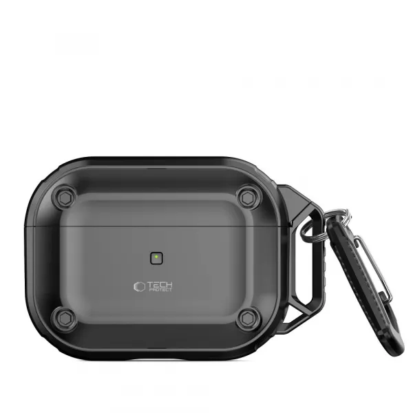 Tech-Protect Rough puzdro na Apple Airpods Pro 1 / 2, čierne
