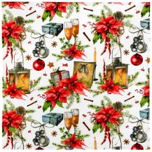 Bellatex Obrus ​​Vianoce hviezda, 50 x 50 cm, 50 x 50 cm