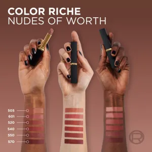 L’Oréal Paris Color Riche Intense Volume Matte dlhotrvajúci rúž s matným efektom 601 WORTH IT 1 ks