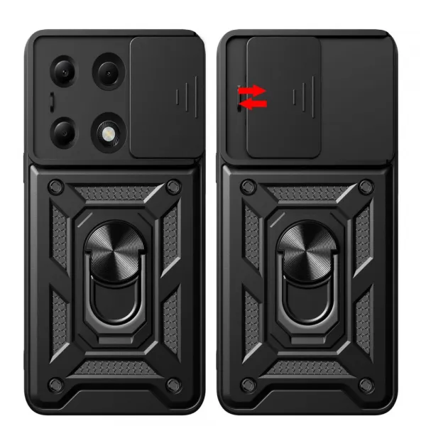Tech-Protect Camshield kryt na Xiaomi Redmi Note 13 Pro 4G / Poco M6 Pro 4G, čierny