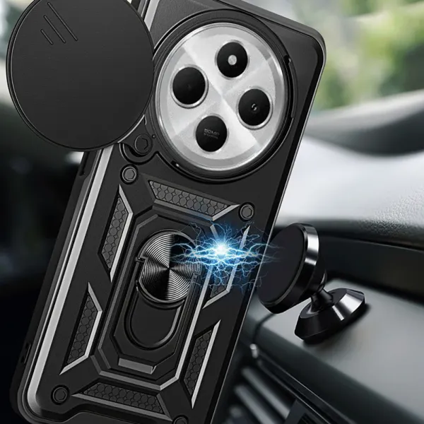 Tech-Protect Camshield Pro kryt na Xiaomi Redmi 14C, čierny