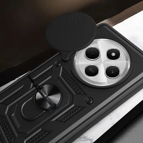 Tech-Protect Camshield Pro kryt na Xiaomi Redmi 14C, čierny